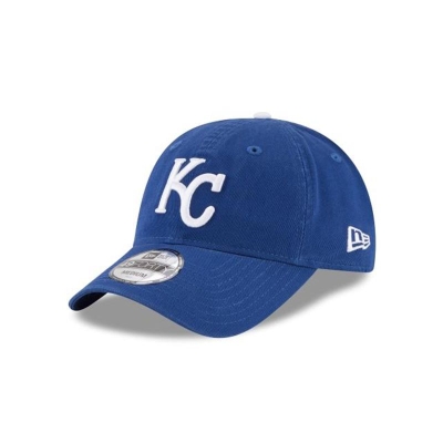 Blue Kansas City Royals Hat - New Era MLB Core Fit 49FORTY Fitted Caps USA9364510